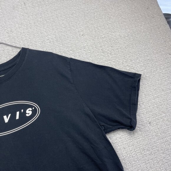 Levi’s Men's Relaxed Fit Short Sleeve T-Shirt Size Size XL White Circle Logo - Picture 3 of 16